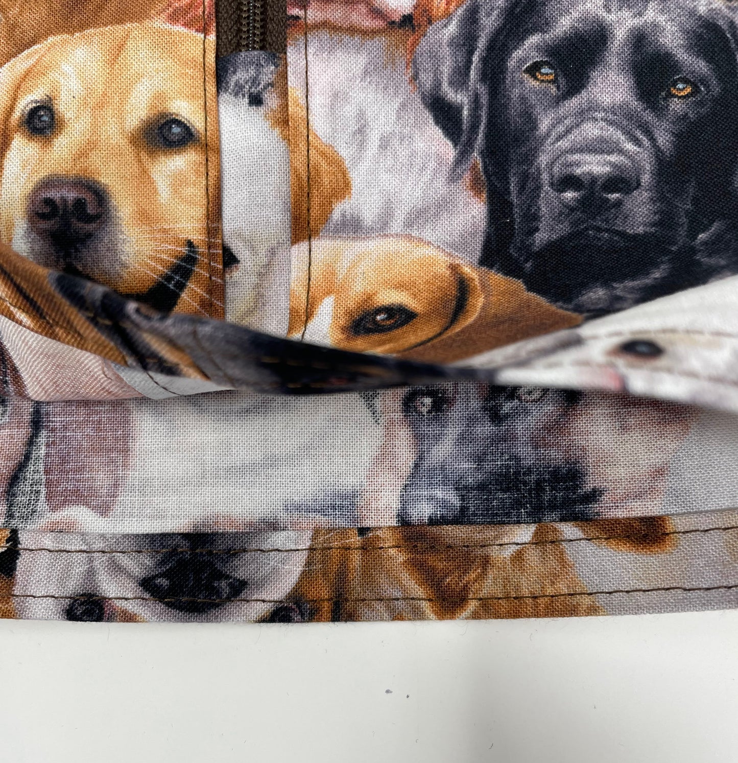Cotton Dog Print Catheter bag cover