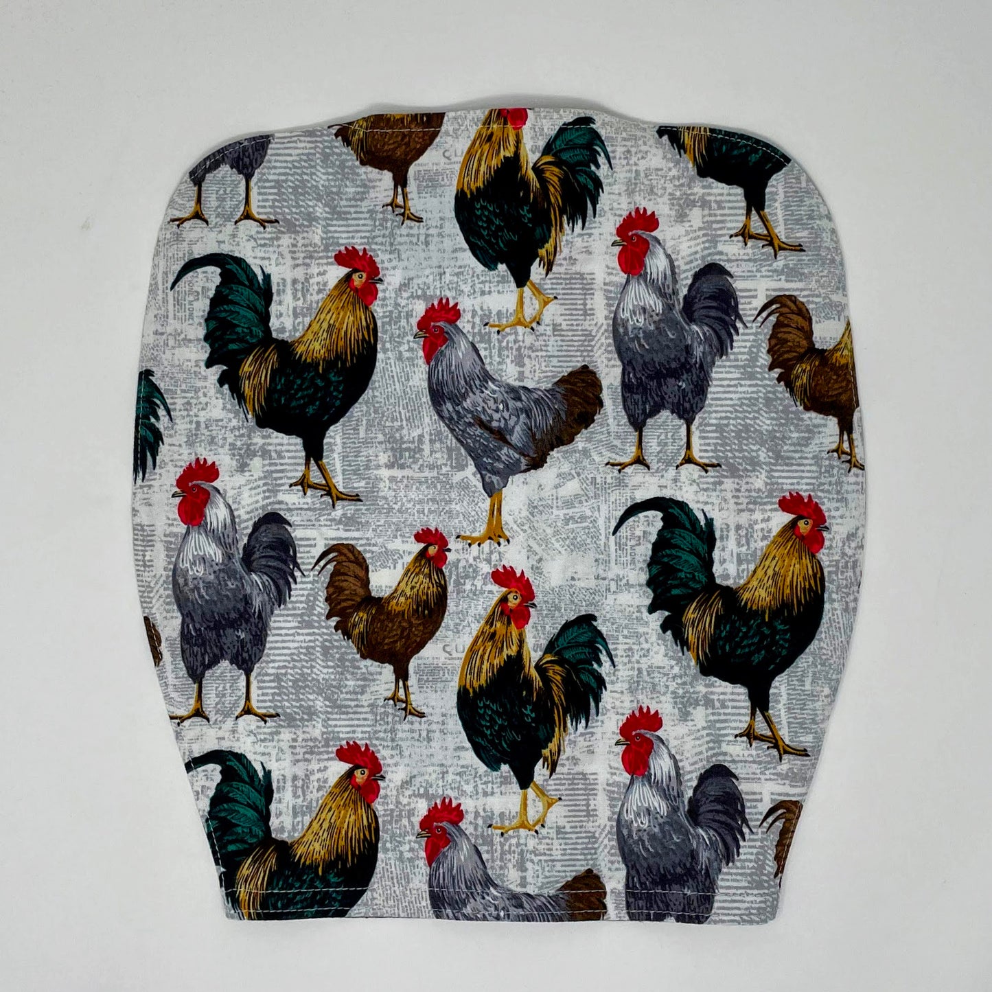 Roosters catheter bag cover for foley users. Discreet covering for urine or bile collection system. No need to remove cover to empty. Modest