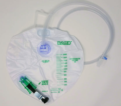 Urine bag cover for use with foley catheter 2000ml single hook style
