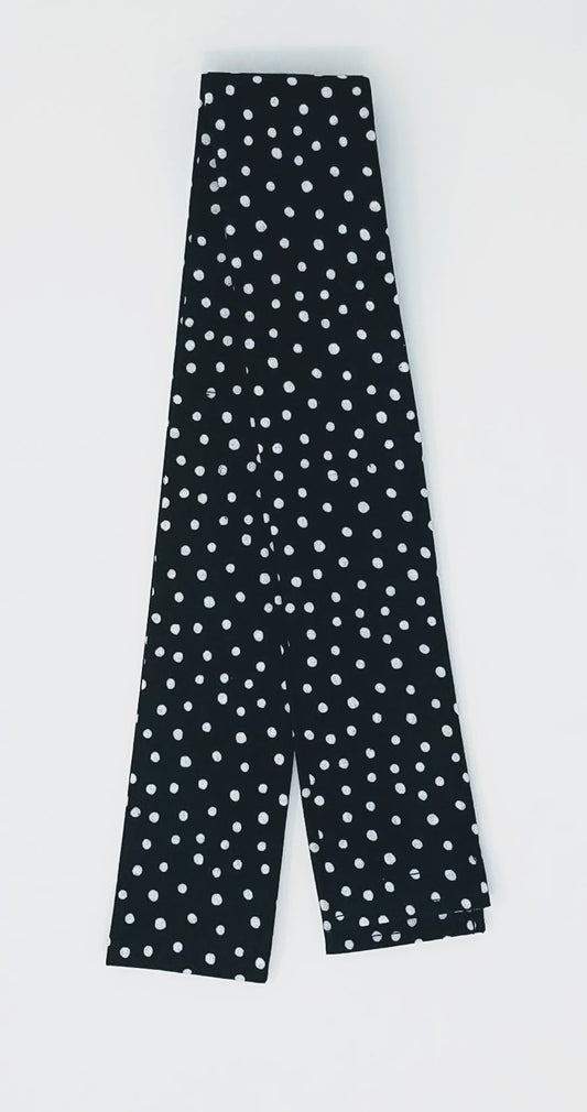 Tubing Cover:White Dots on Black