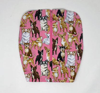 Chihuahua print catheter bag cover