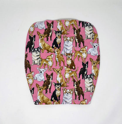 Chihuahua print catheter bag cover