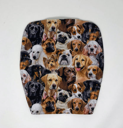 Cotton Dog Print Catheter bag cover