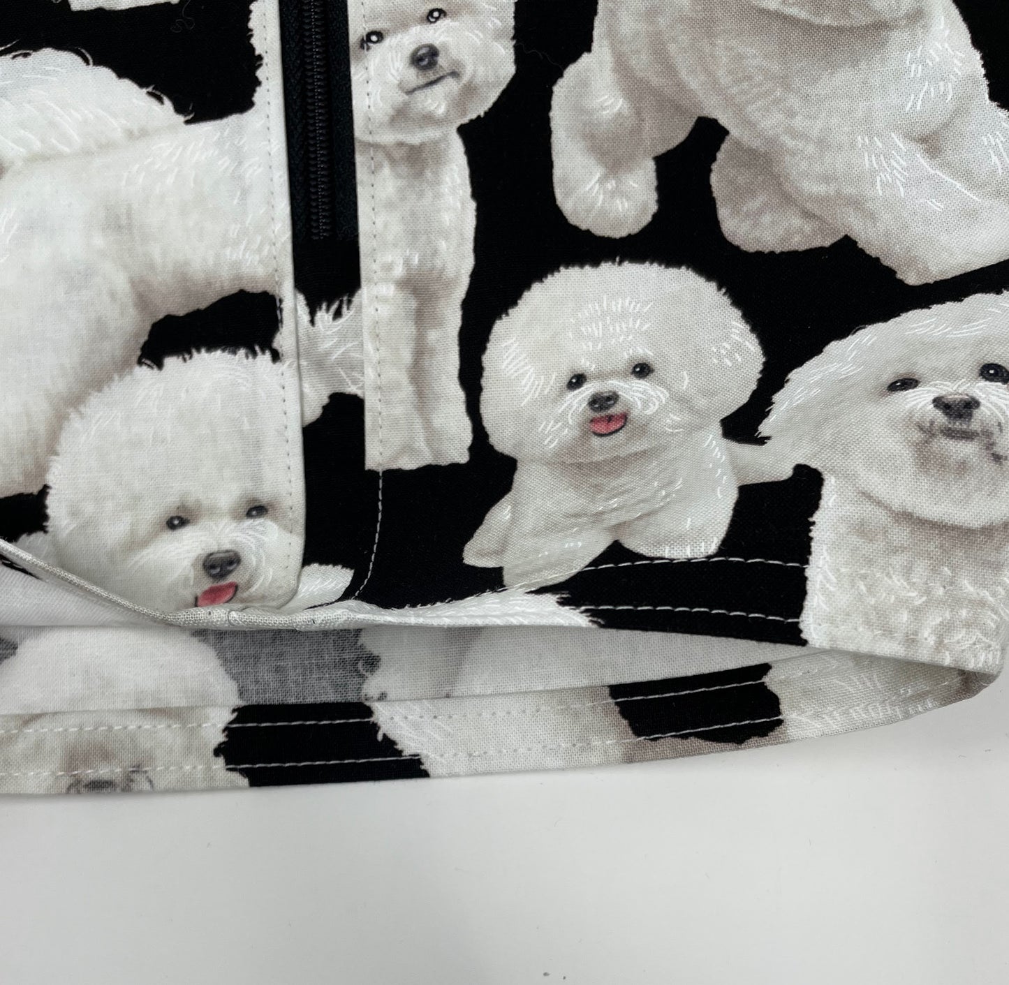 Bichon Frise Catheter Bag Cover: 2000ml Foley Drain Bag