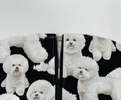 Bichon Frise Catheter Bag Cover: 2000ml Foley Drain Bag