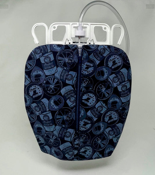 Motor Oil Cans Catheter Bag Cover: 2000ml Urine System