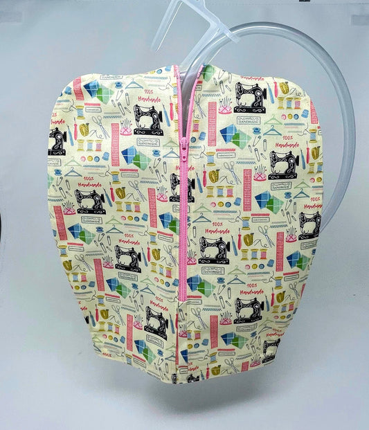 Crafts Themed Catheter Bag Cover with Zipper