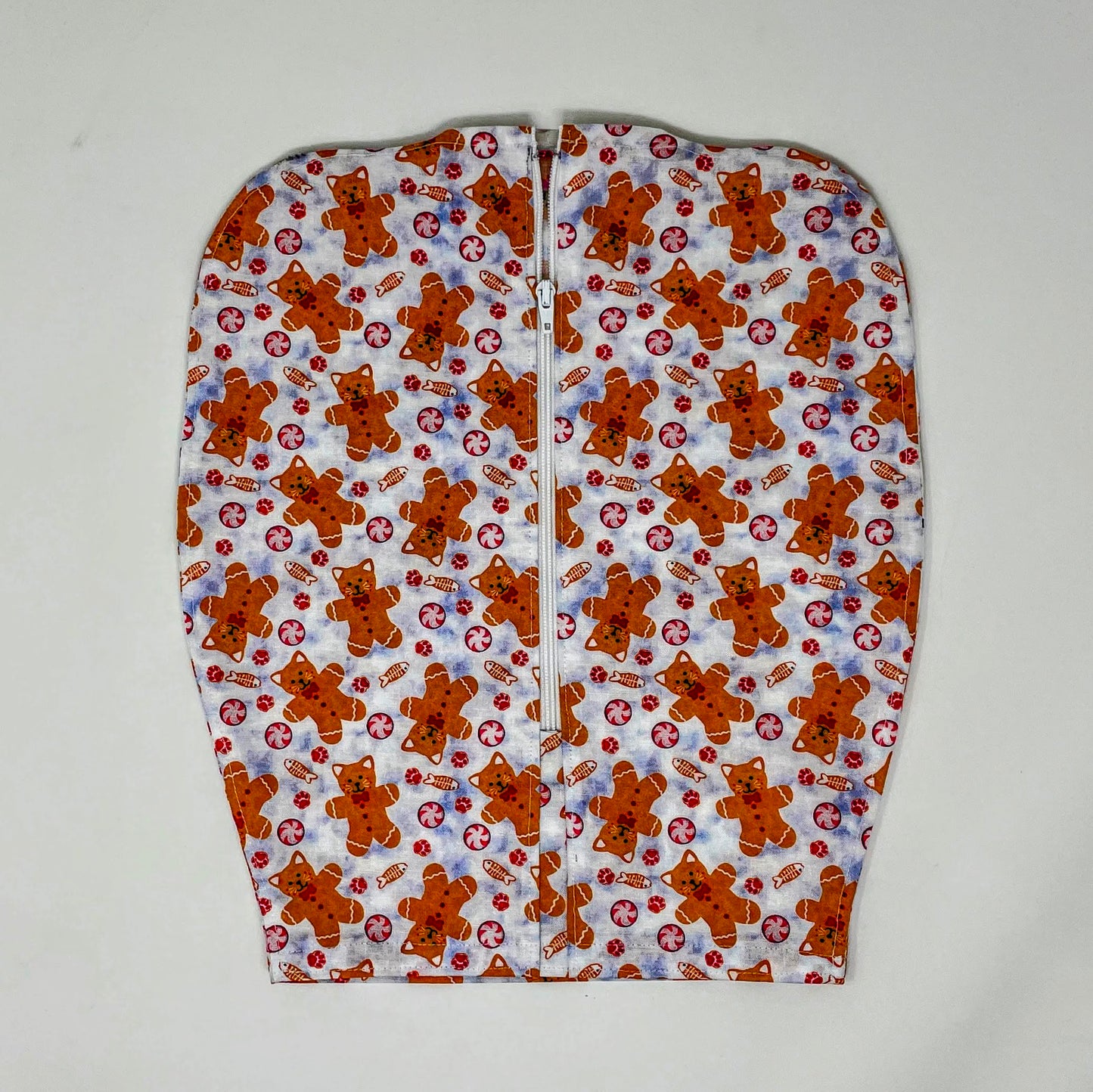 Gingerbread Cat Catheter Bag Cover: 2000ml Urine Collection System