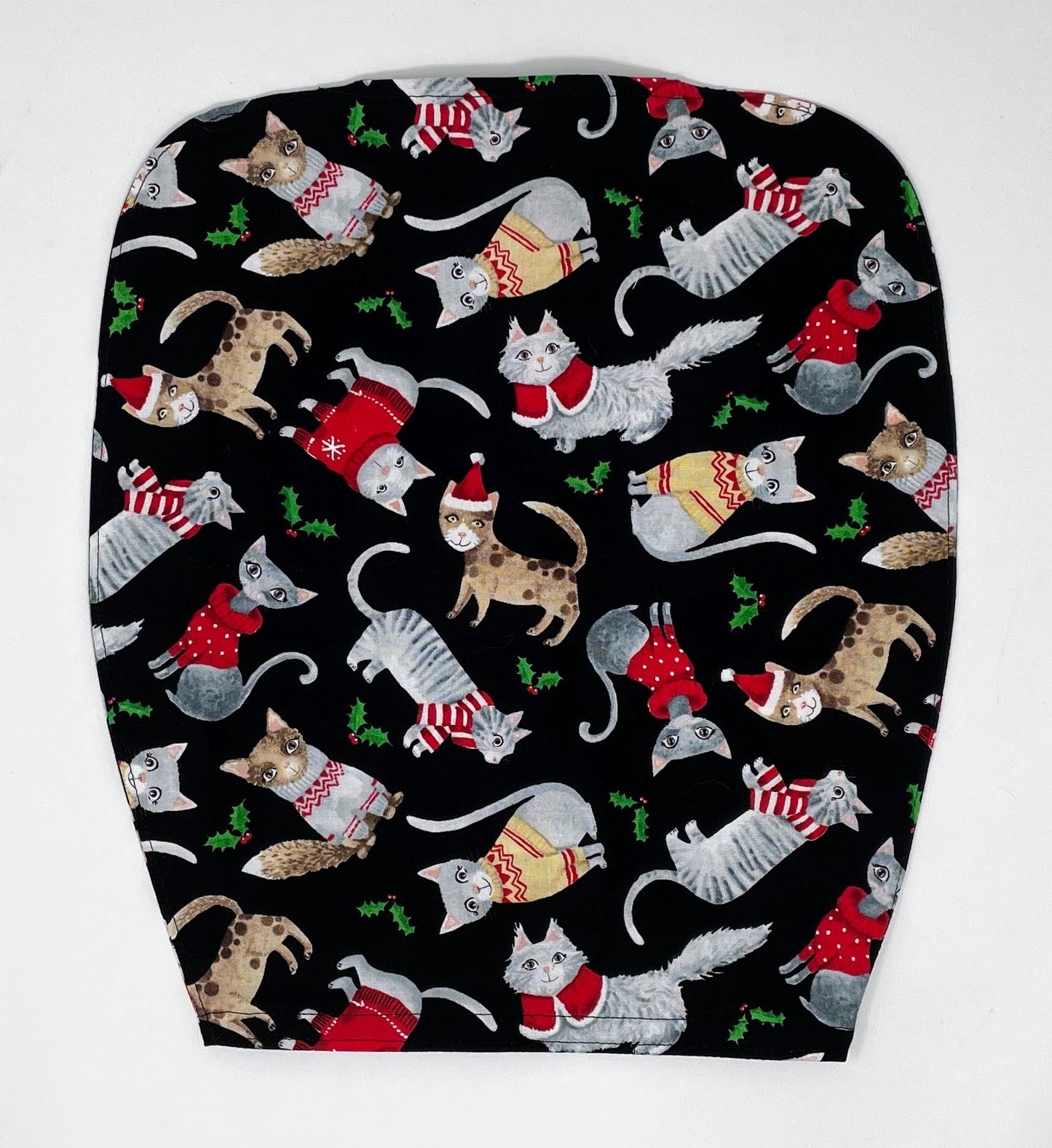 Holiday Cats Catheter Bag Cover with Tubing Cover