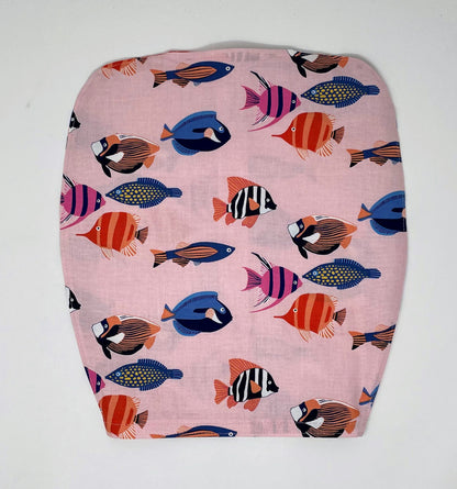 Tropical Fish Catheter Bag Cover: Zippered 2000ml Foley Bag