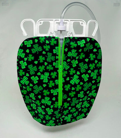 Shamrock Clover Catheter Bag Cover: St. Patrick's Day Accessory
