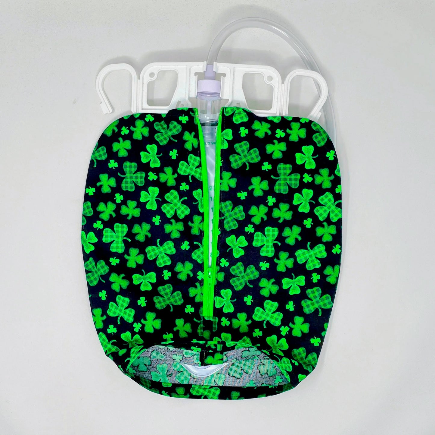 Shamrock Clover Catheter Bag Cover: St. Patrick's Day Accessory
