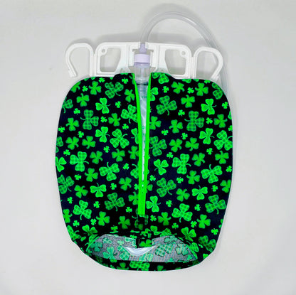 Shamrock Clover Catheter Bag Cover: St. Patrick's Day Accessory