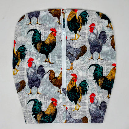 Roosters catheter bag cover for foley users. Discreet covering for urine or bile collection system. No need to remove cover to empty. Modest