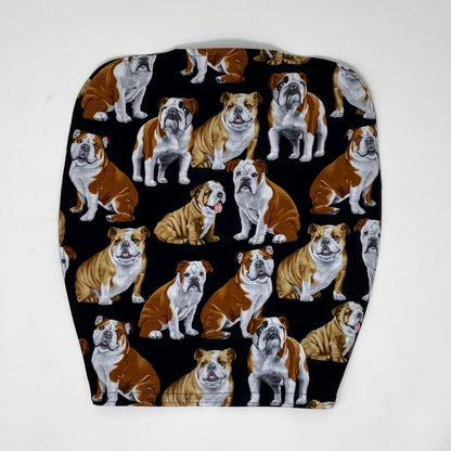 Bulldog Print Catheter Bag Cover: Foley Bag with Zipper