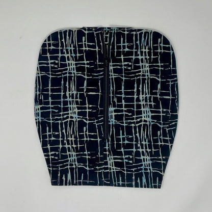 Batik Cotton Urine Bag Cover: 2000ml Zippered Catheter Bag