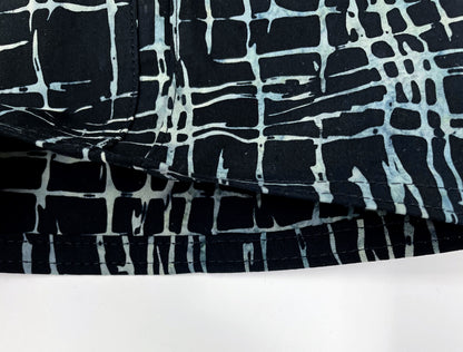 Batik Cotton Urine Bag Cover: 2000ml Zippered Catheter Bag