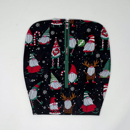 Gnome Holiday Foley Catheter Bag Cover - 2000ml Zippered Privacy Pouch