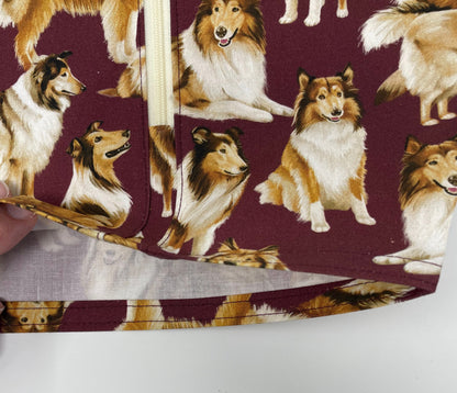 Collie Dog Catheter Bag Cover: Discreet Foley Bag with Zipper