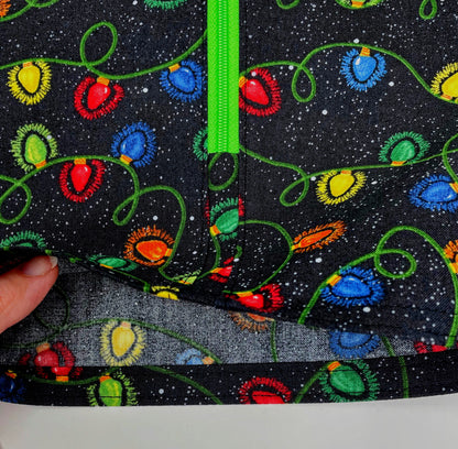 Christmas Lights Catheter Bag Cover: 2000ml Urine Collection System