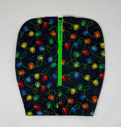 Christmas Lights Catheter Bag Cover: 2000ml Urine Collection System