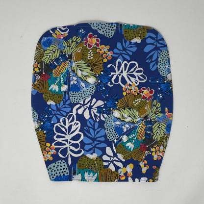 Blue Floral Catheter Bag Cover: 2000ml Urine Collection System