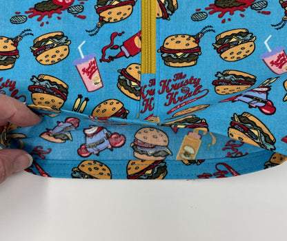 Krusty catheter bag cover fits 2000ml urine collection system(see pictures)Zip closure, weighted open hem. Confident in public with bag