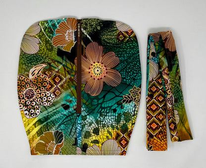 Conceal catheter bag from view with this bright floral cover.  Use day or night. Private, modest and stylish way to hide collection contents. Tubing cover included.
