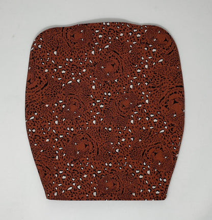 Cheetah print catheter bag cover for 2000ml double hanger closed system drain bag
