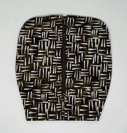 Abstract print Urine bag cover for double hook style bags-fits Bard and Medline catheter bag 2000 ml