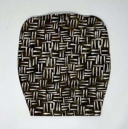 Abstract print Urine bag cover for double hook style bags-fits Bard and Medline catheter bag 2000 ml