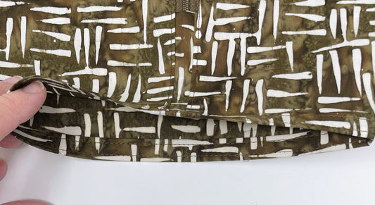 Abstract print Urine bag cover for double hook style bags-fits Bard and Medline catheter bag 2000 ml