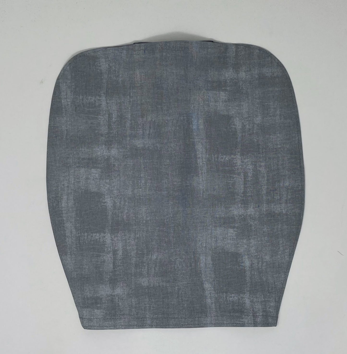 Heather catheter bag cover, double hanger style. Open hem for easy drain port access