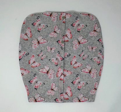 NEW Style Urine drain bag jacket, open front, snap closure. Fits double hanger Bard and Medline 2000ml catheter bags