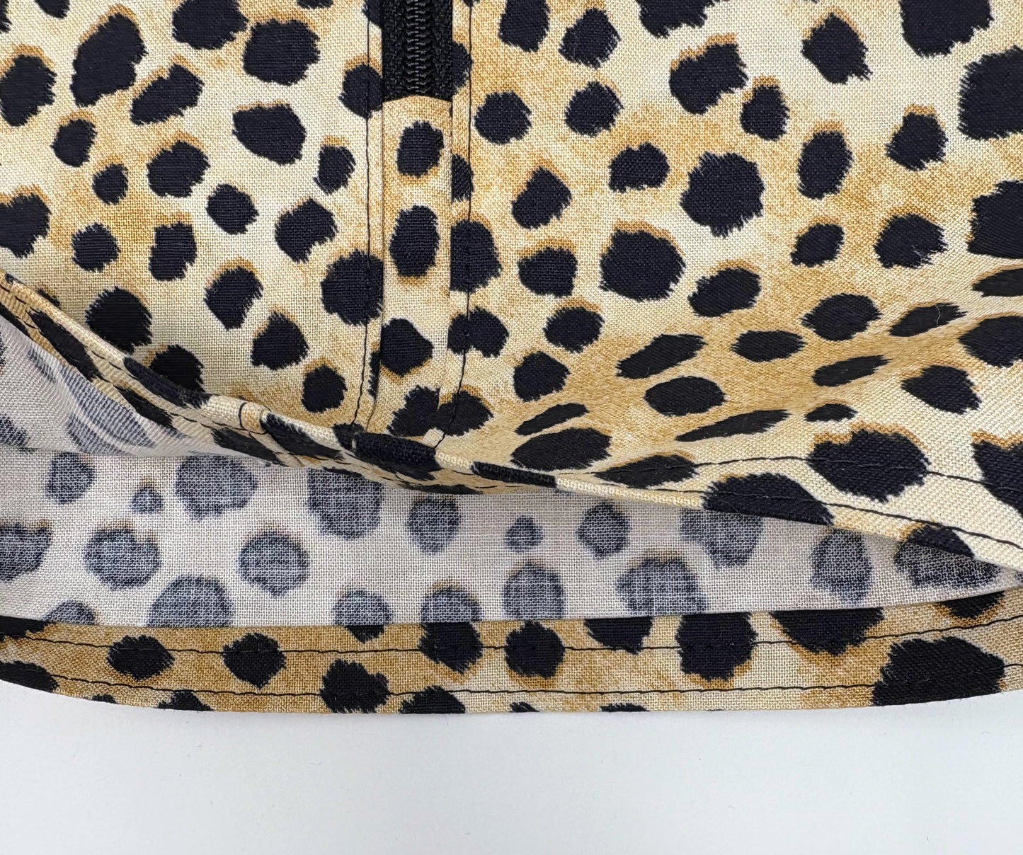 Animal print catheter bag cover for 2000ml double hanger drain bag is discreet, stylish and easy to use