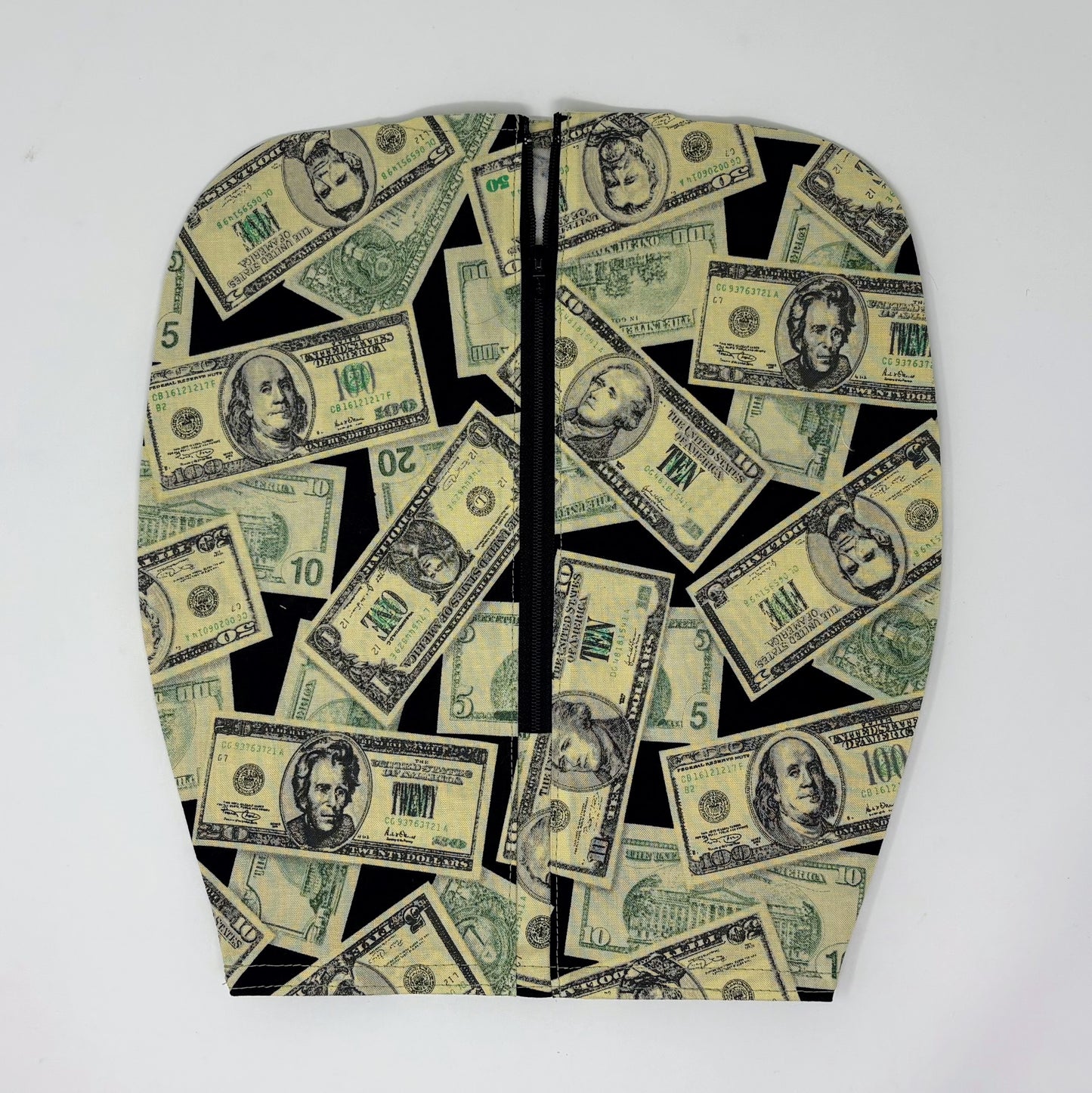 US Currency Catheter Bag Cover:2000ml, Zippered Front