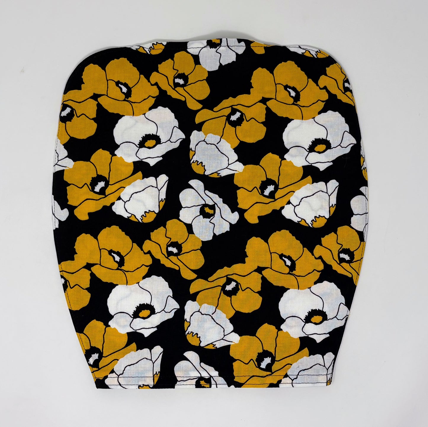 Bold Floral Zip Urine Catheter Bag Cover: with matching snap around tubing cover