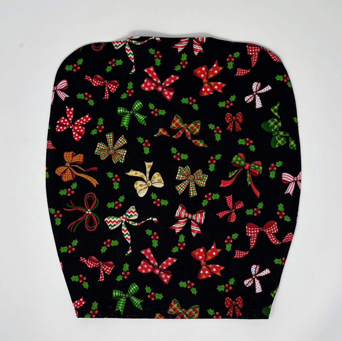 Festive Holiday Bows Catheter Bag Cover:Double Hanger Style