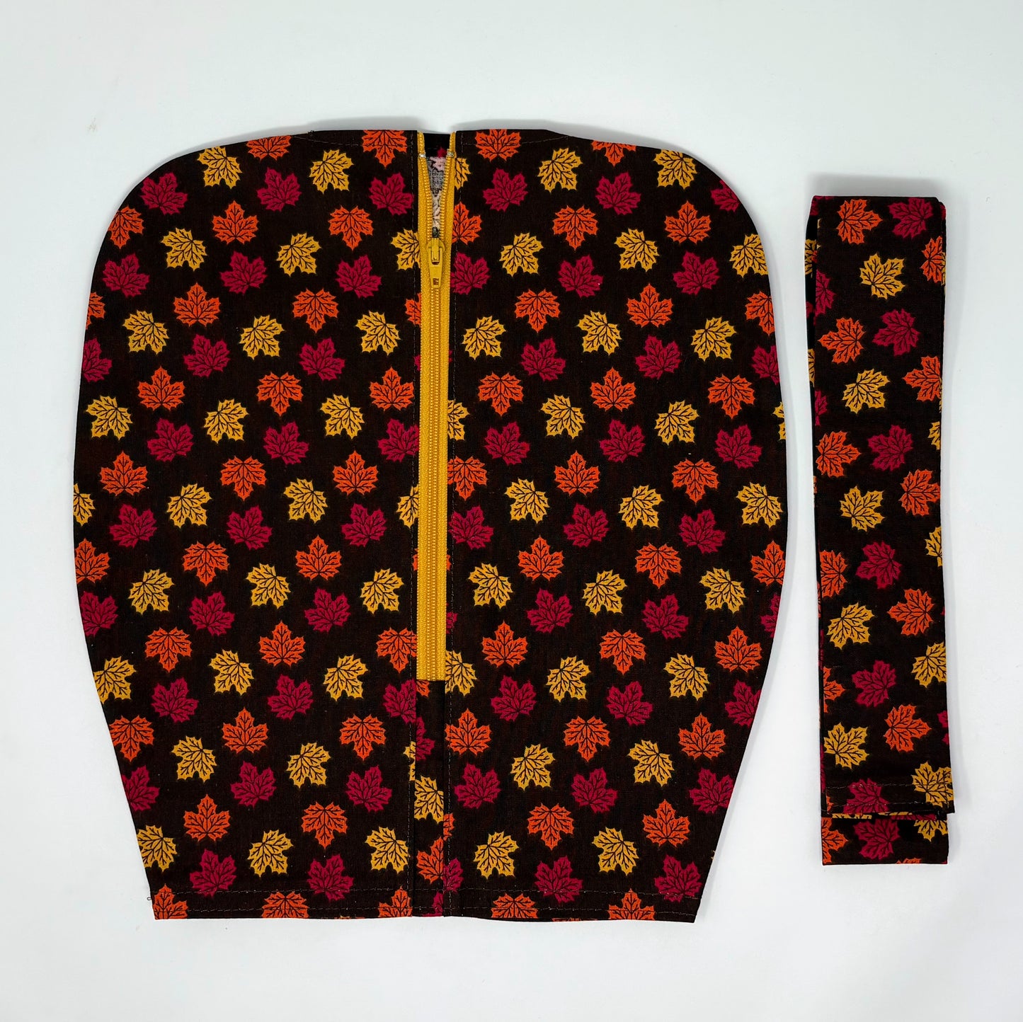 Autumn Leaves Catheter Bag Cover and Tubing Cover:Double Hanger