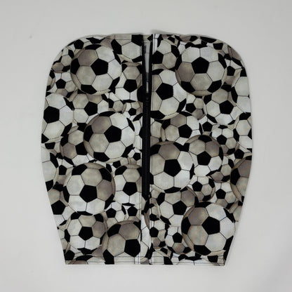 Soccer Catheter Bag Cover: Open Weighted Hem