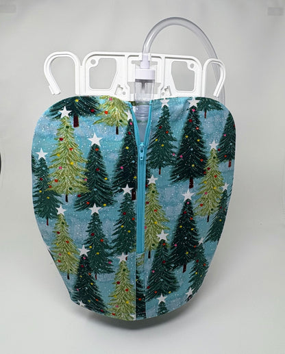 Holiday Trees Catheter Bag Cover:2000ml Urine Collection System