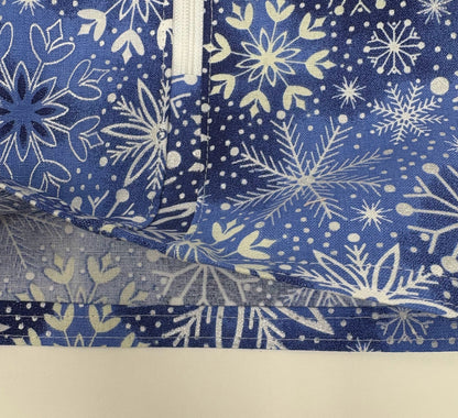 Snow Flakes Catheter Bag Cover:Double Hanger Privacy Cover