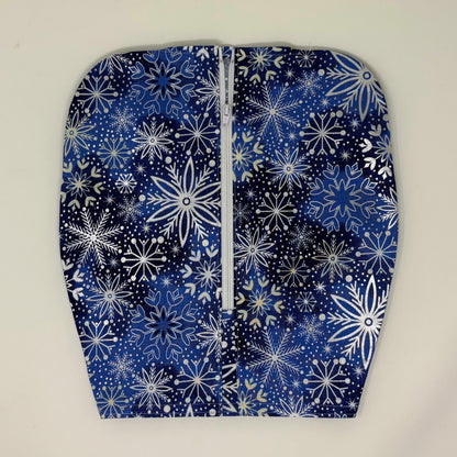 Snow Flakes Catheter Bag Cover:Double Hanger Privacy Cover