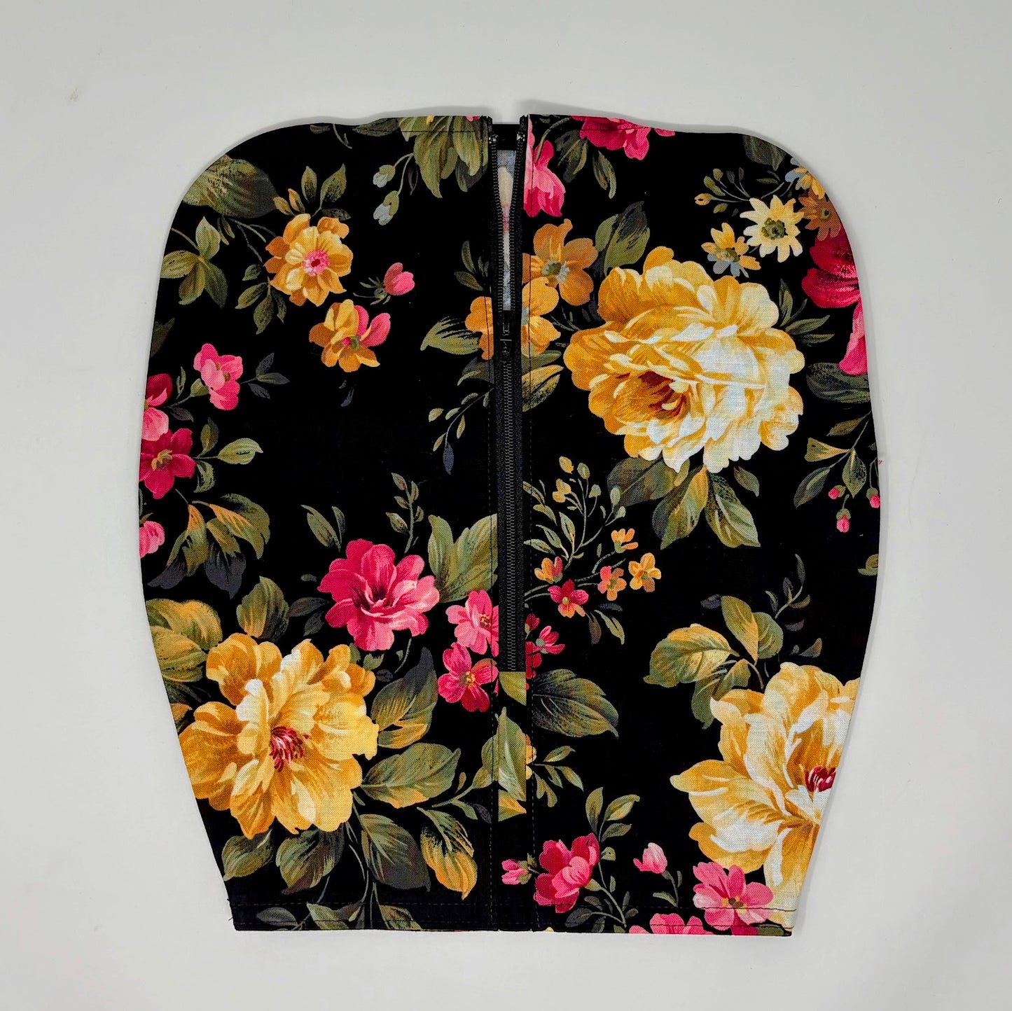 Big Floral Catheter Bag Cover: Private, keep out of public view