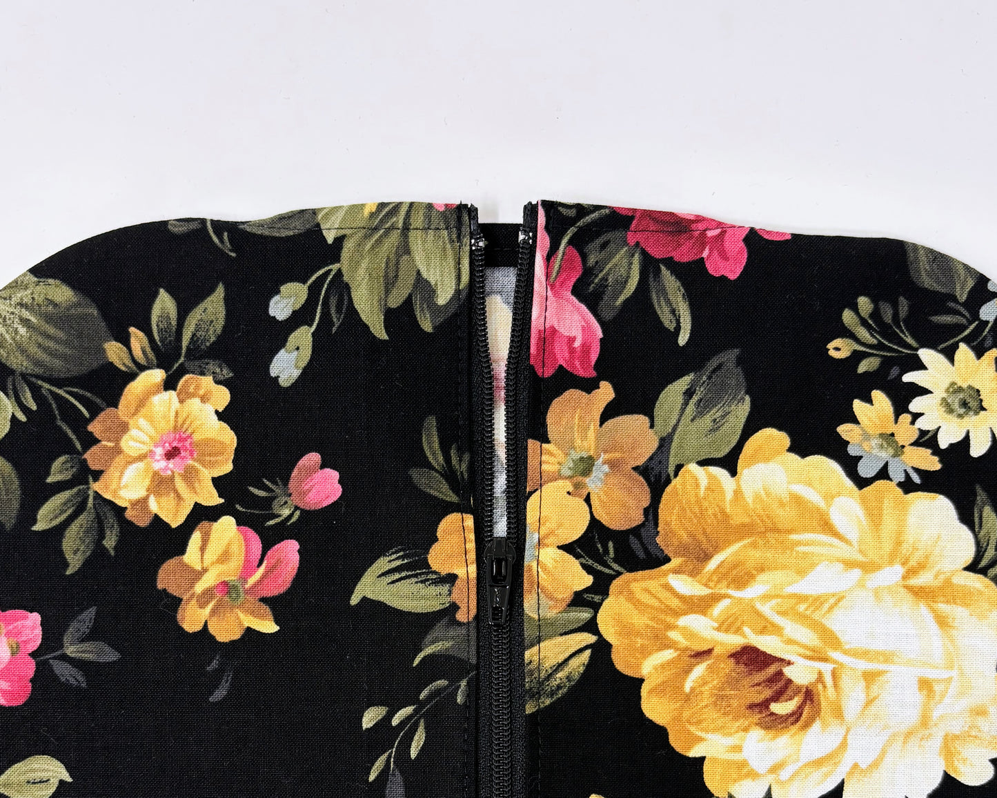 Big Floral Catheter Bag Cover: Private, keep out of public view