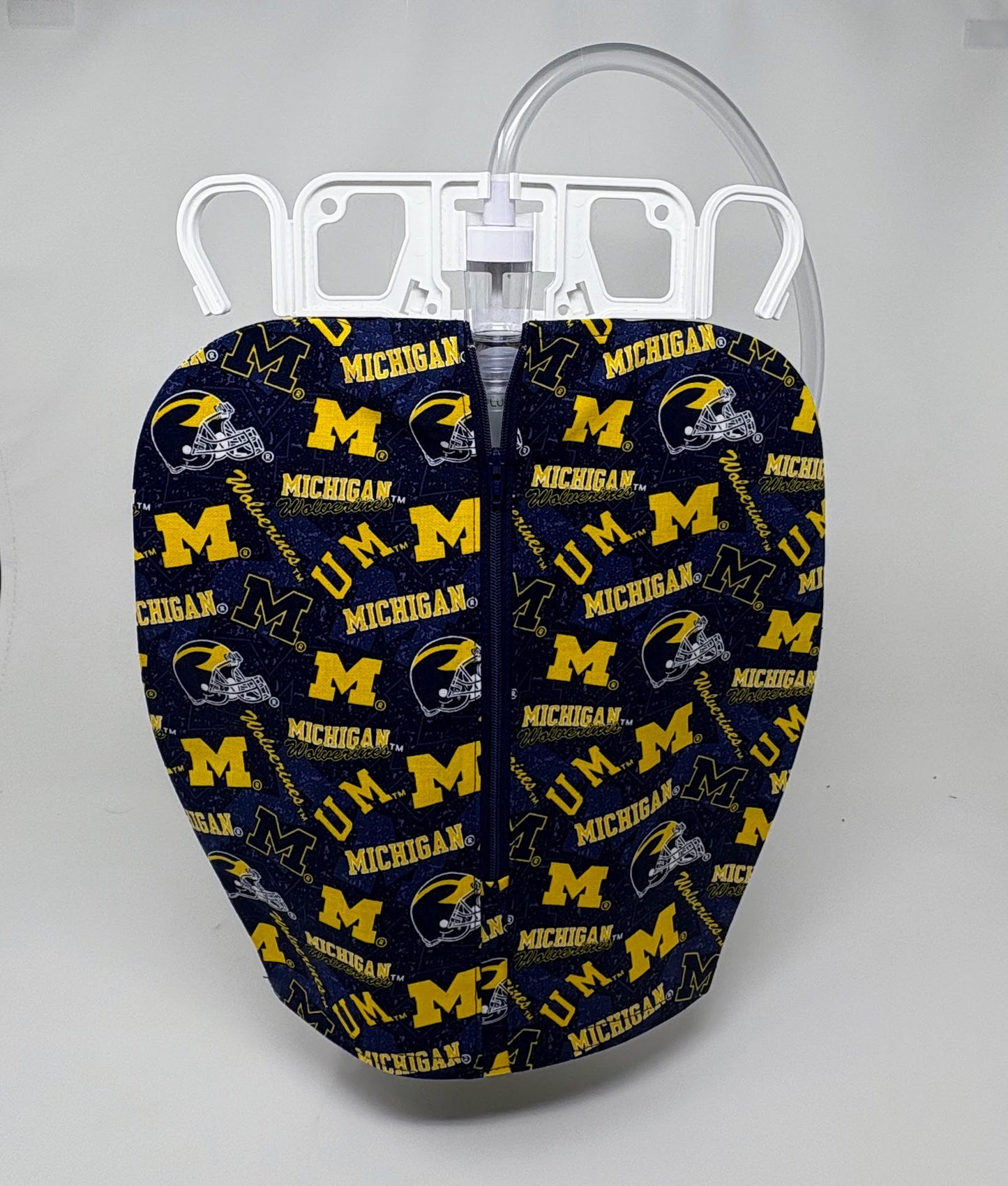 MI Catheter Bag Cover with snap around tubing cover