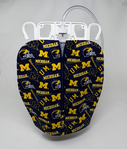 MI Catheter Bag Cover with snap around tubing cover