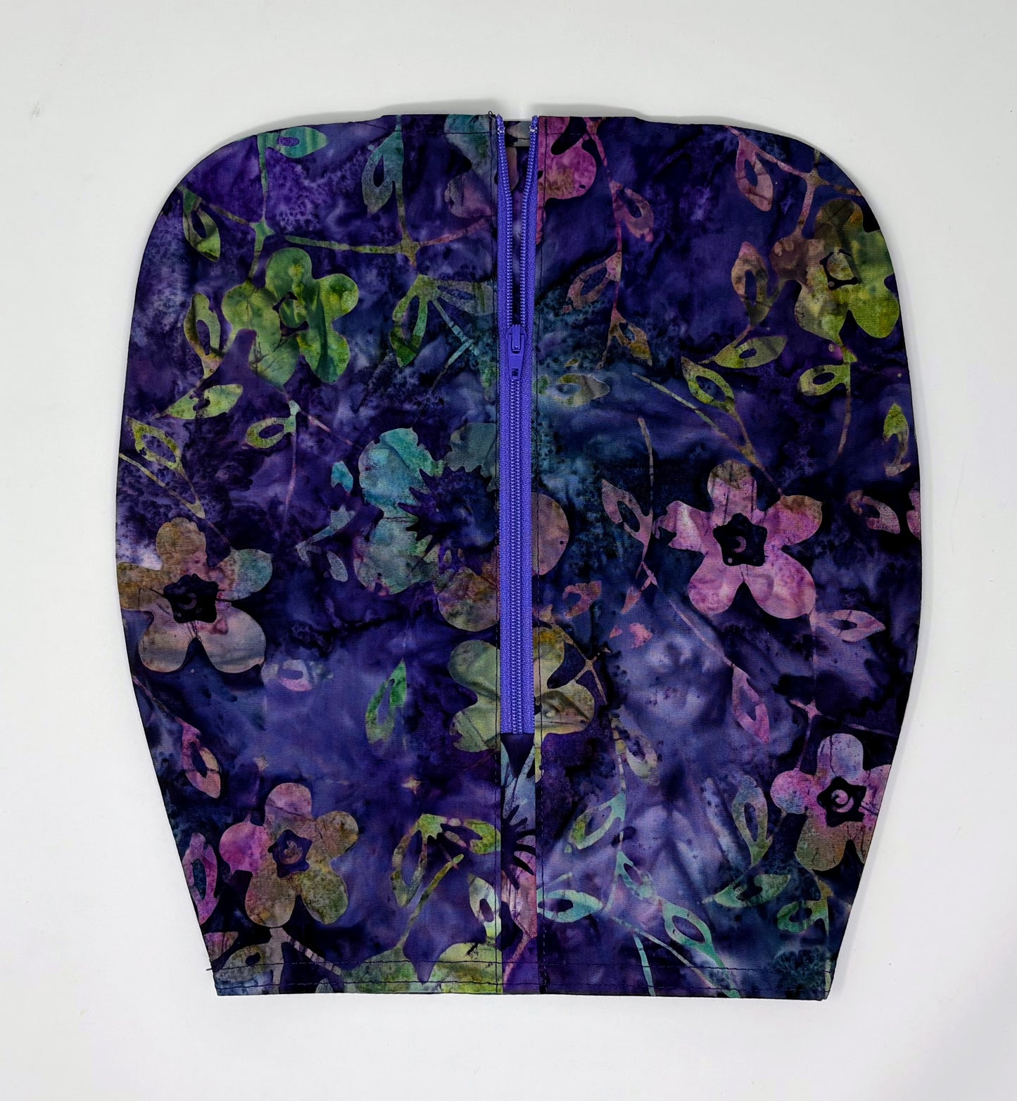 Purple Floral Catheter Bag Cover:2000ml double hanger