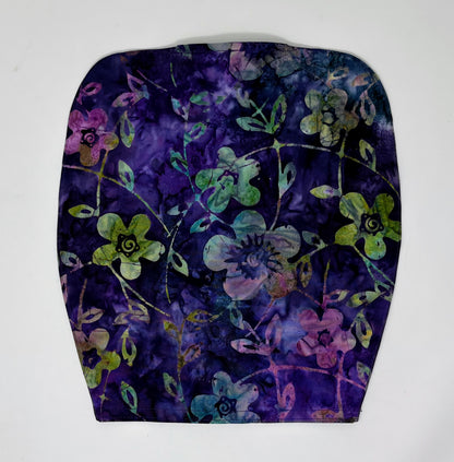 Purple Floral Catheter Bag Cover:2000ml double hanger