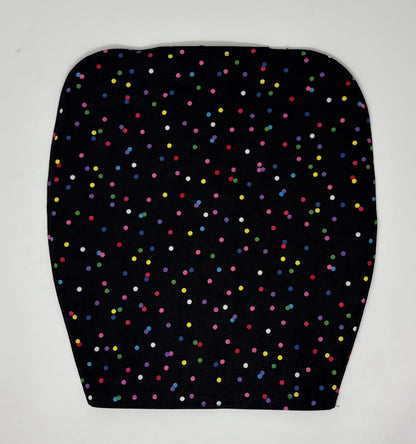 Festive dots catheter bag cover: double hook style